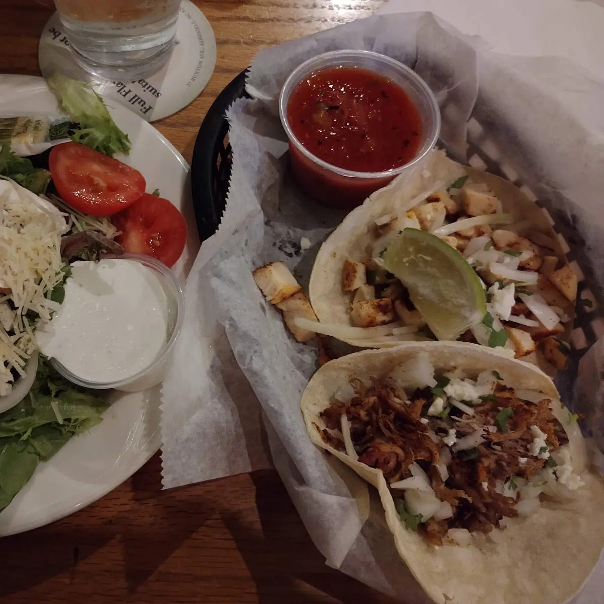 Pork and Chicken Taco
