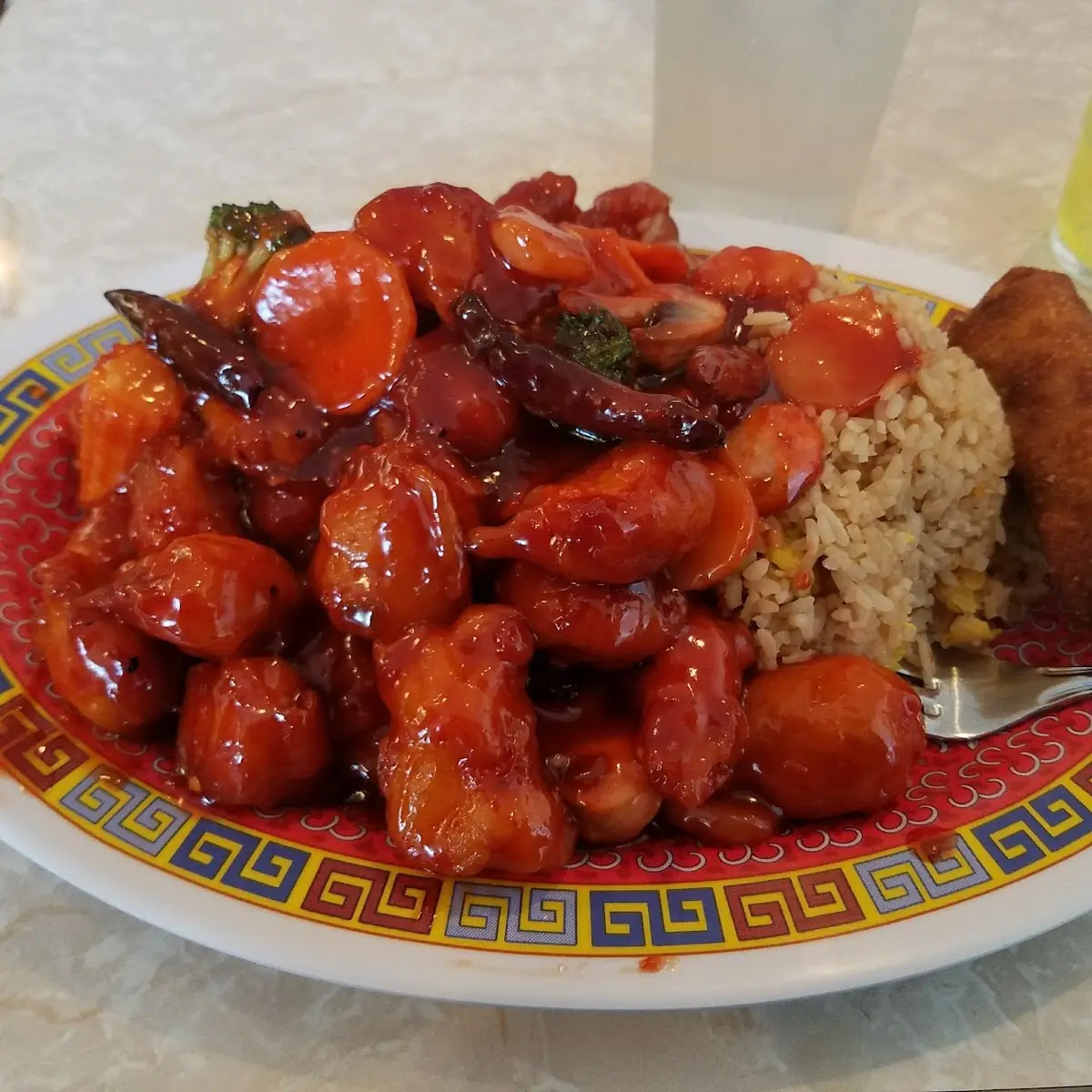 General TSO's Chicken w Brown Rice
