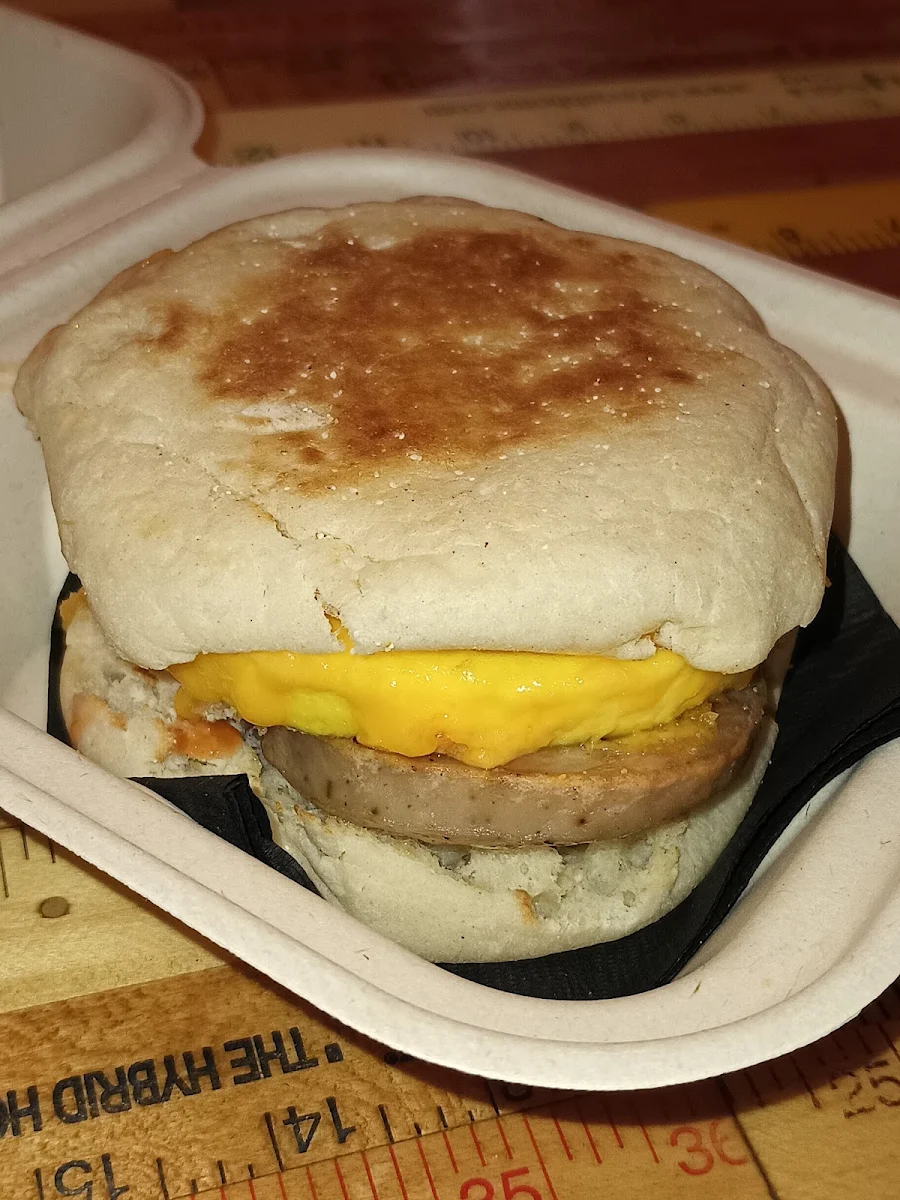 Sausage Egg and Cheese Sandwich