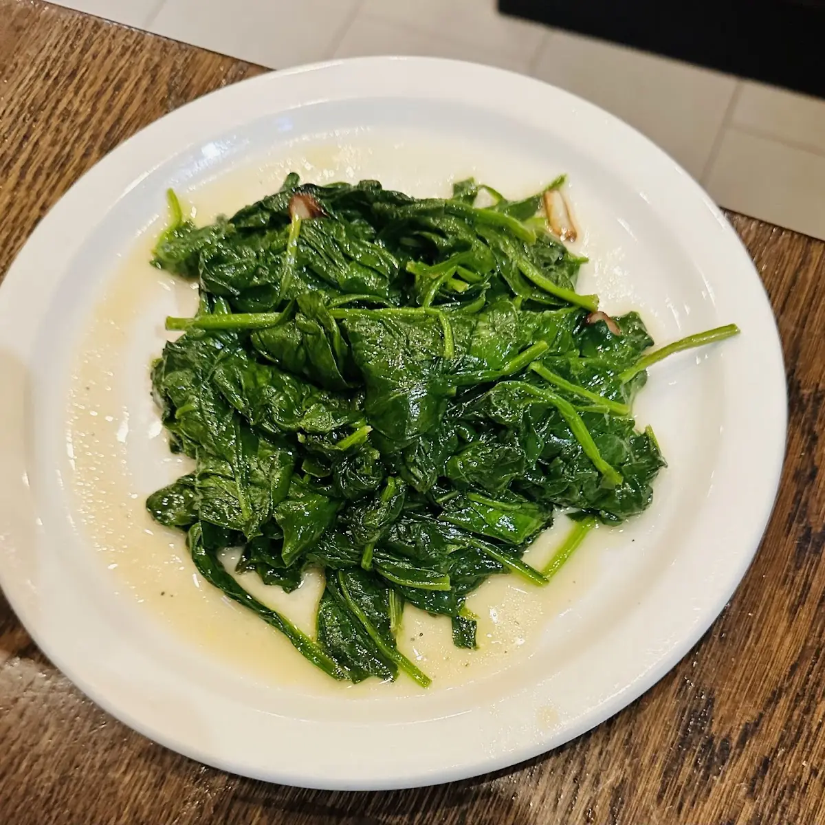 Sautéed Spinach