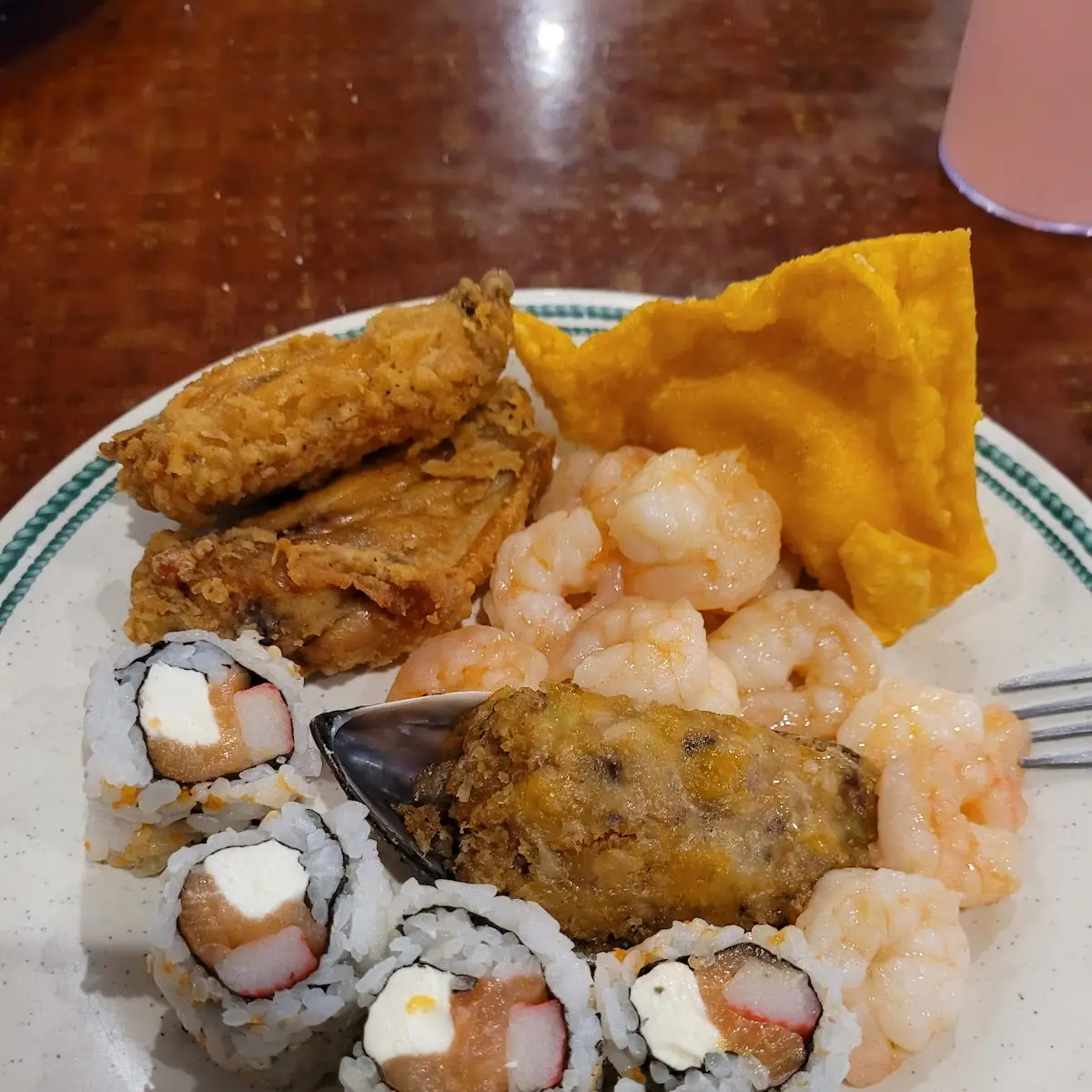Chicken Wings Crab Rangoon