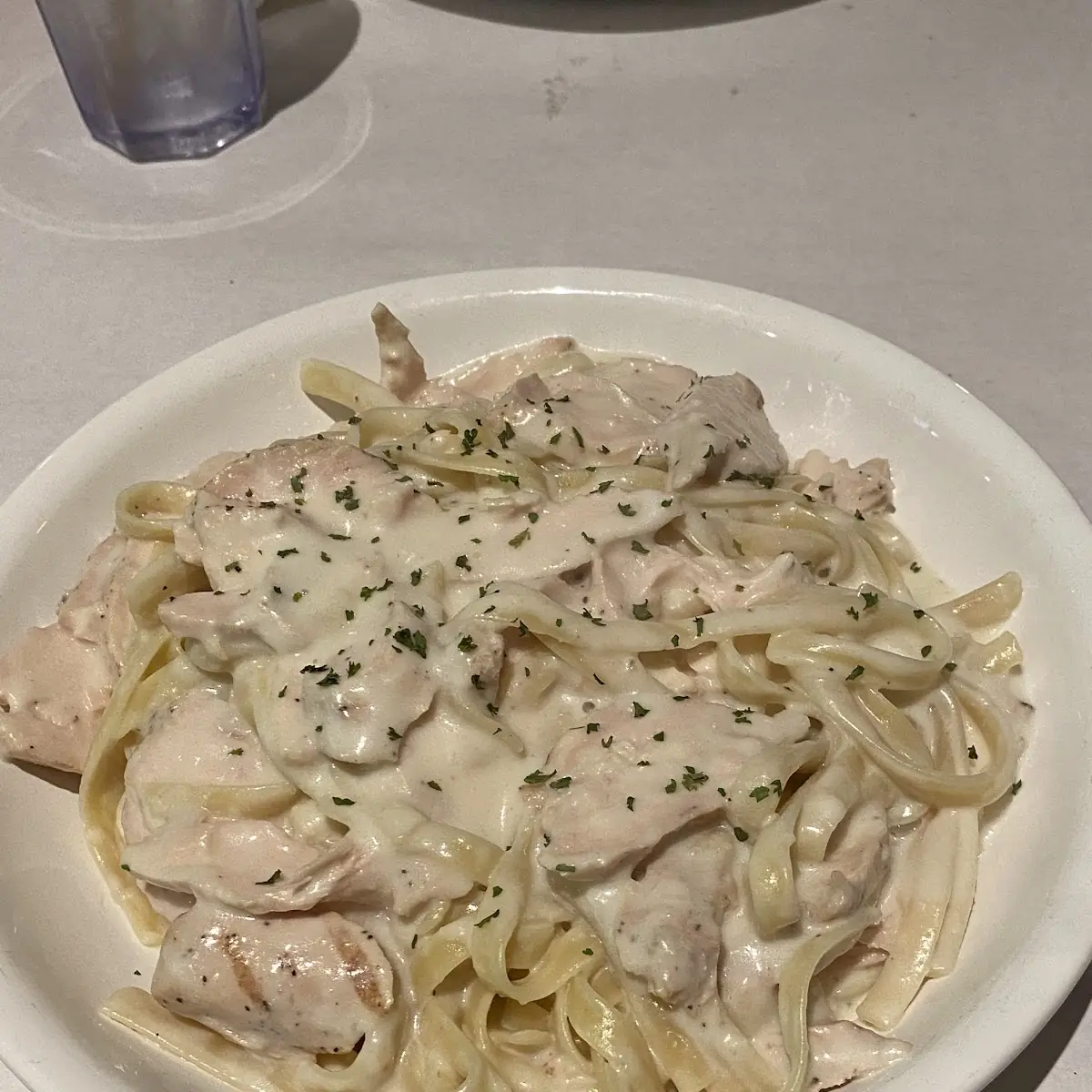 Fettucine Alfredo with Grilled Chicken