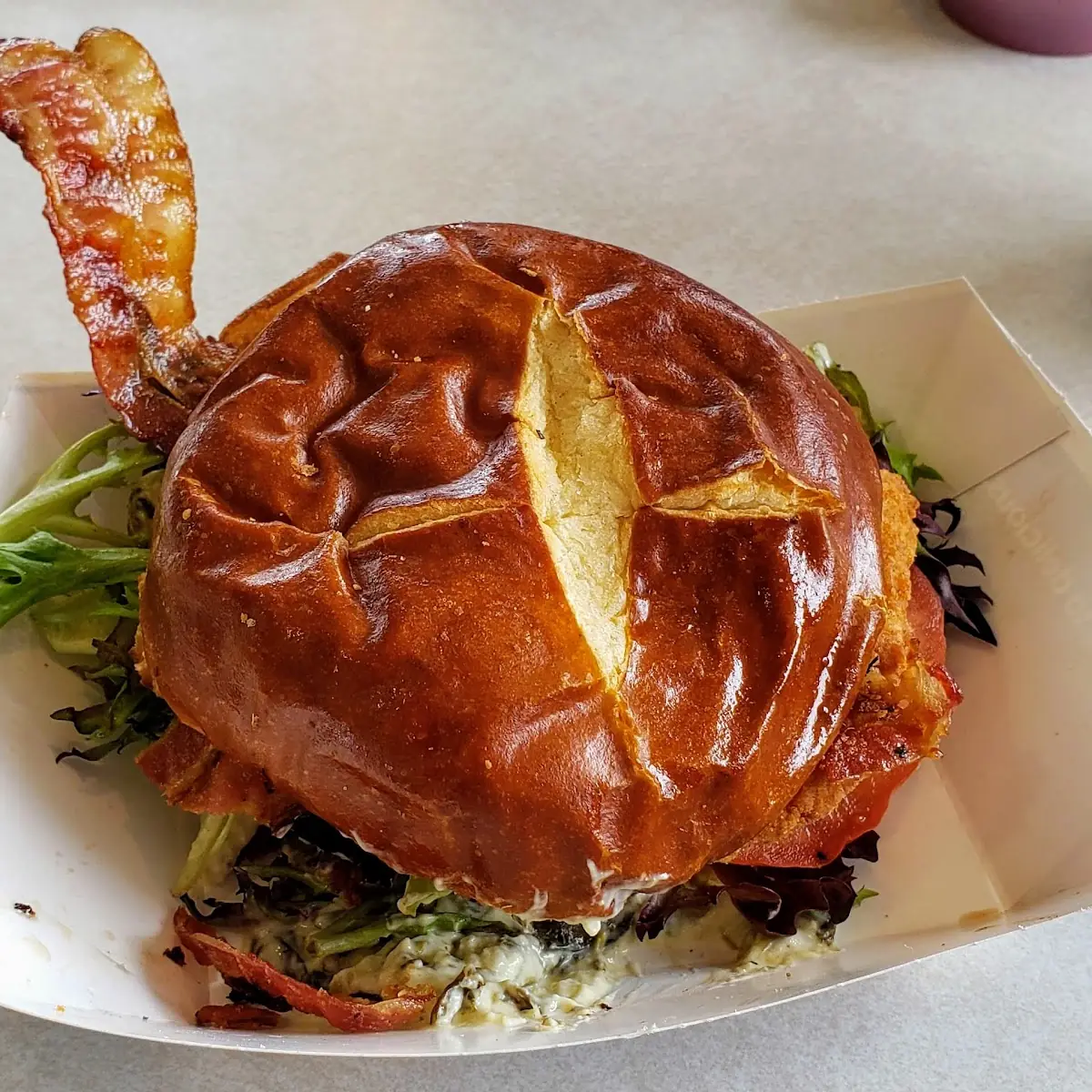 Spinach Artichoke Chicken Sandwich