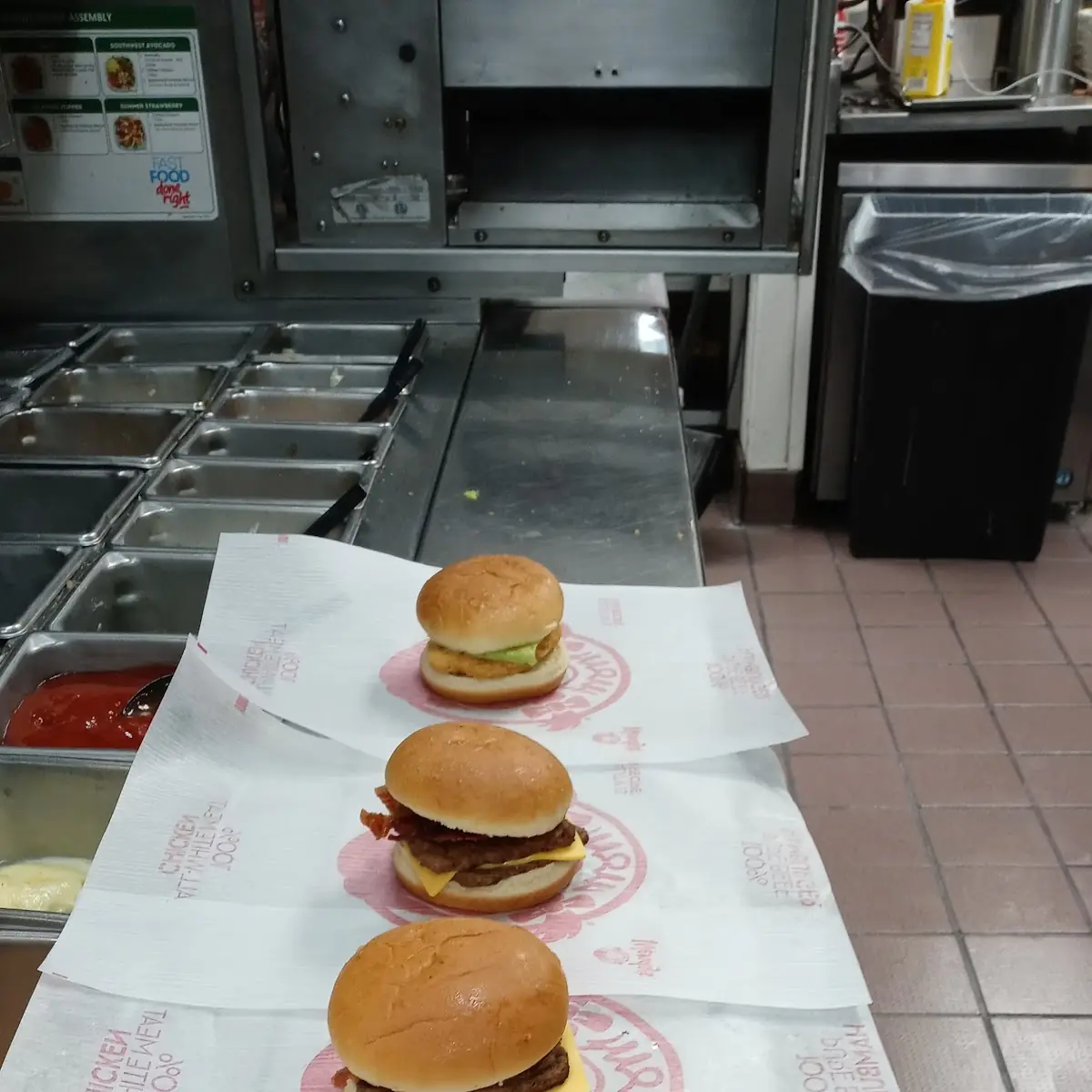 3 Bacon Double Stack and a Crispy Chicken