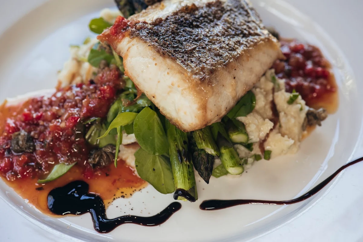 Pan Roasted Barramundi, The Pig & Whistle Tavern Main Ridge