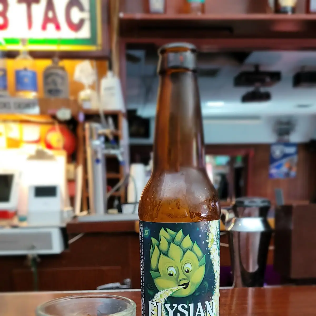 Elysian IPA and Jagermeister