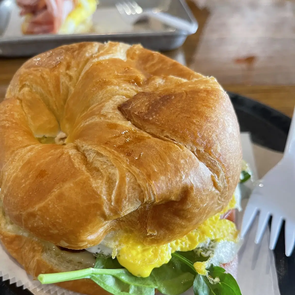 Bacon Egg Cheese Croissant