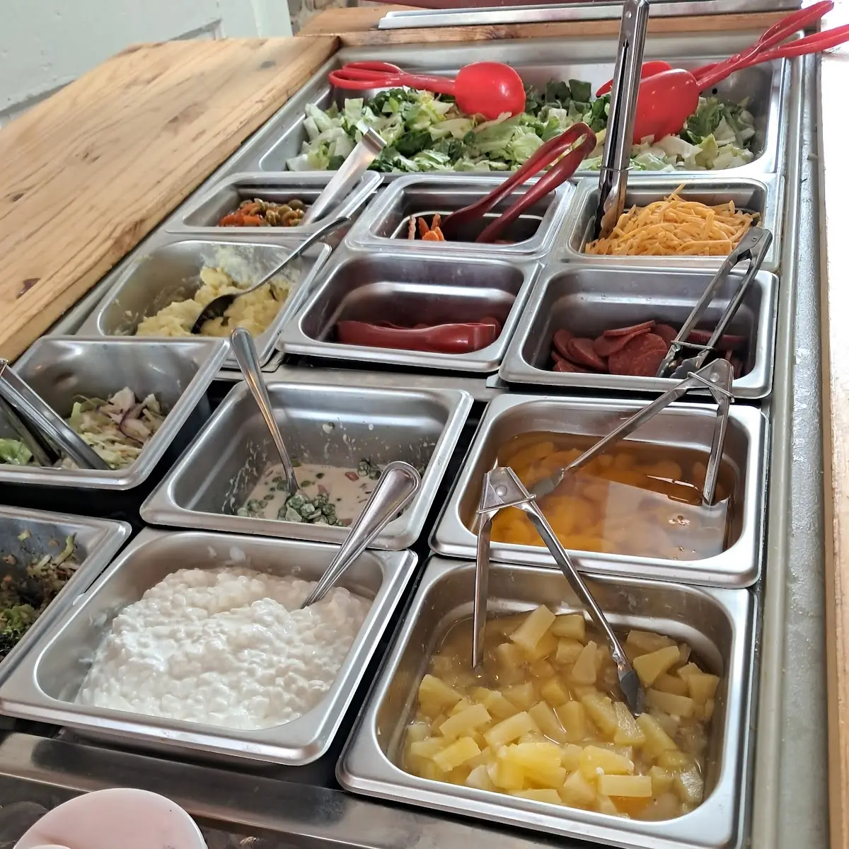 1 Time Thru Salad Bar