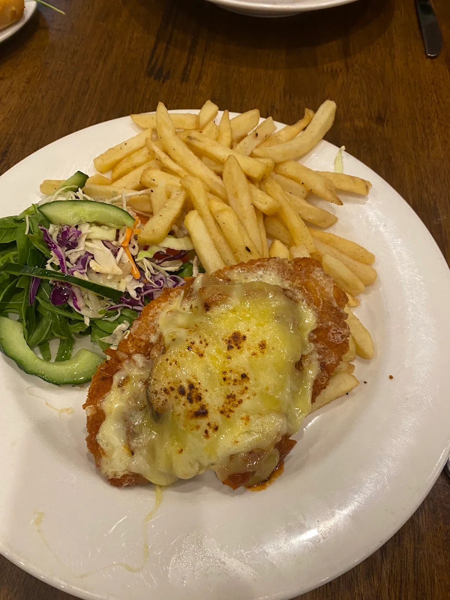 Chicken Parmy, Foxy Malone's Irish Pub