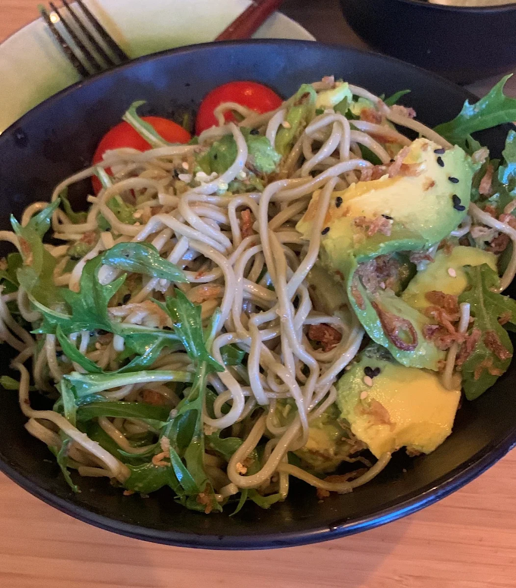 Green Tea Soba Salad, Roku Den