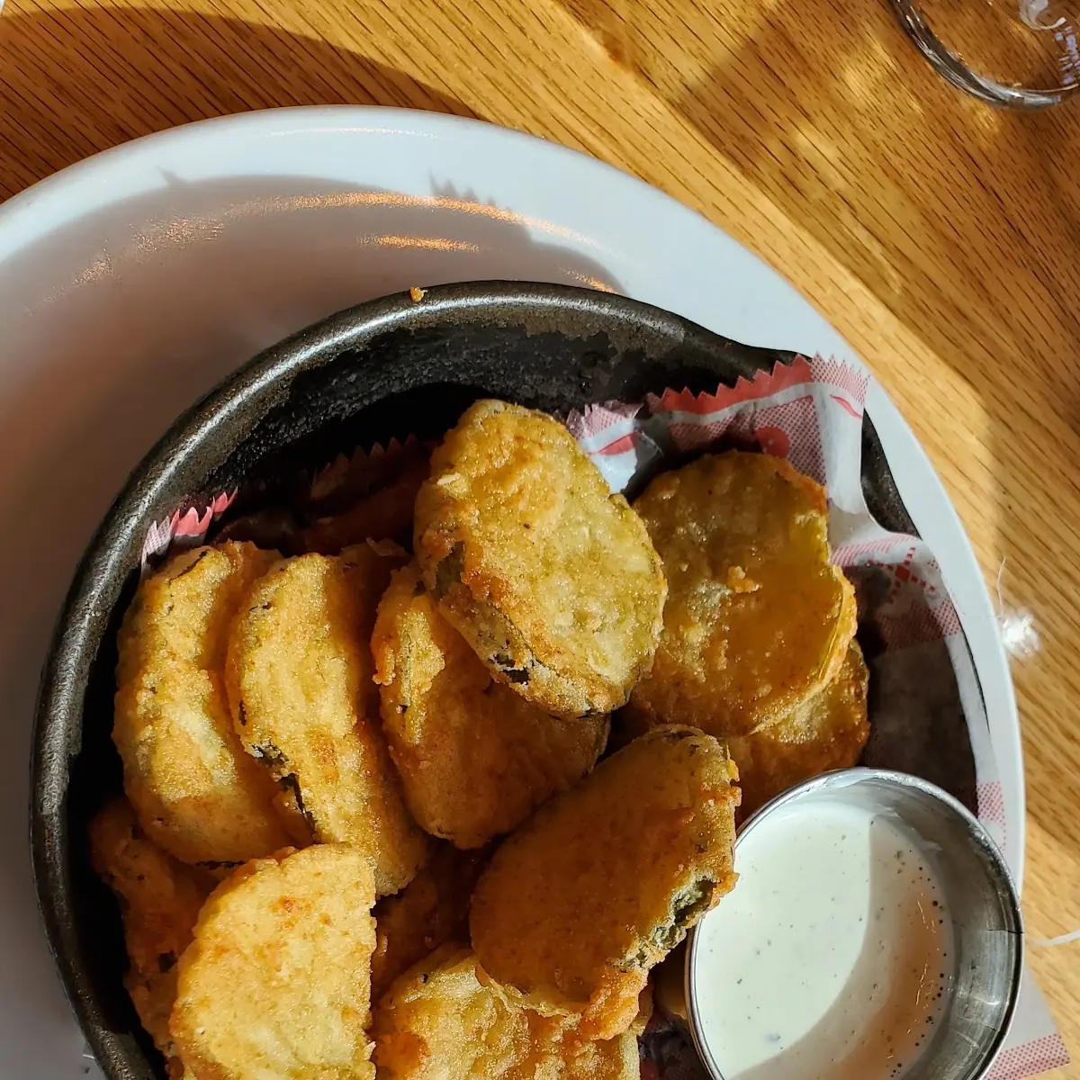 Beer-Battered Pickle Chips V