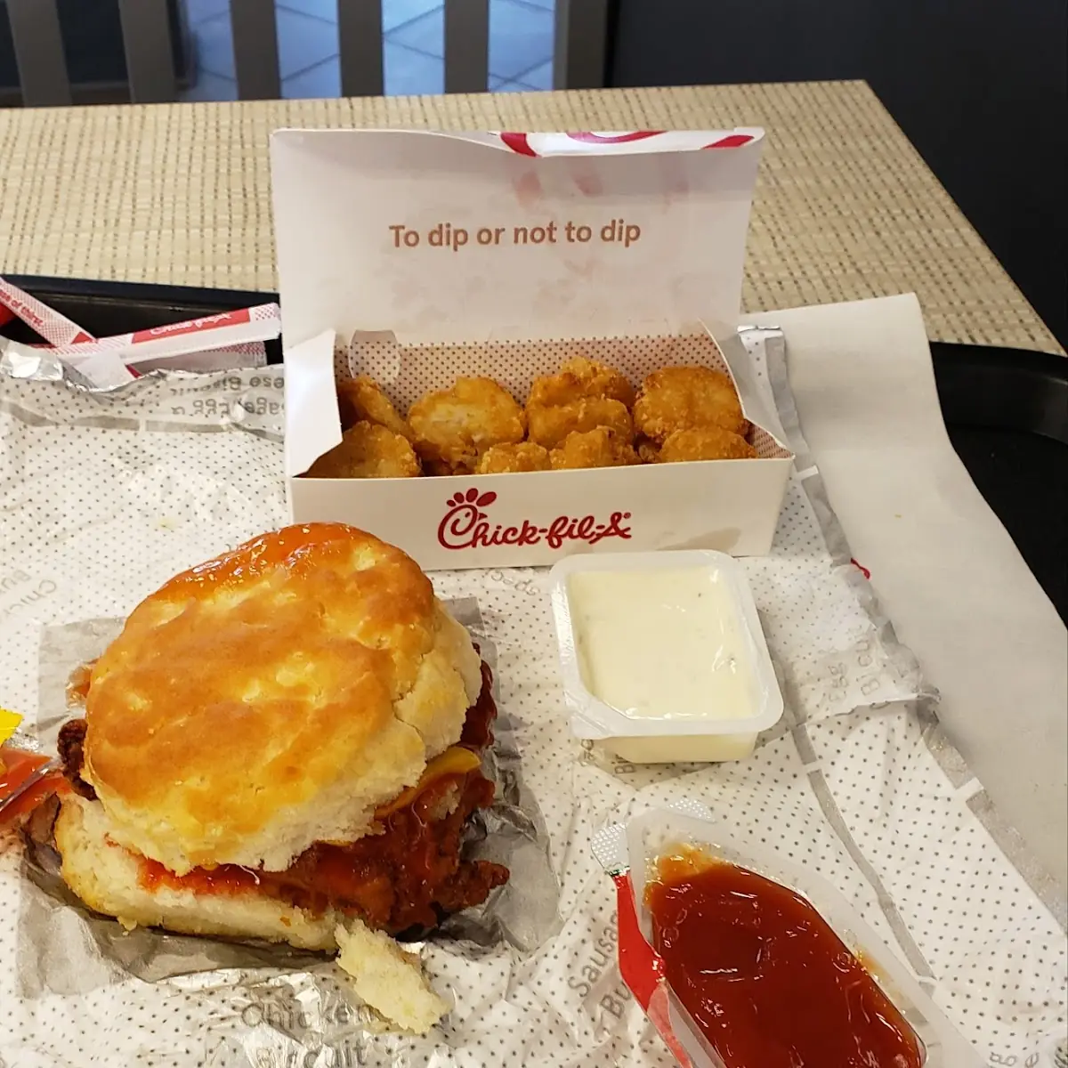 Spicy Chicken Biscuit