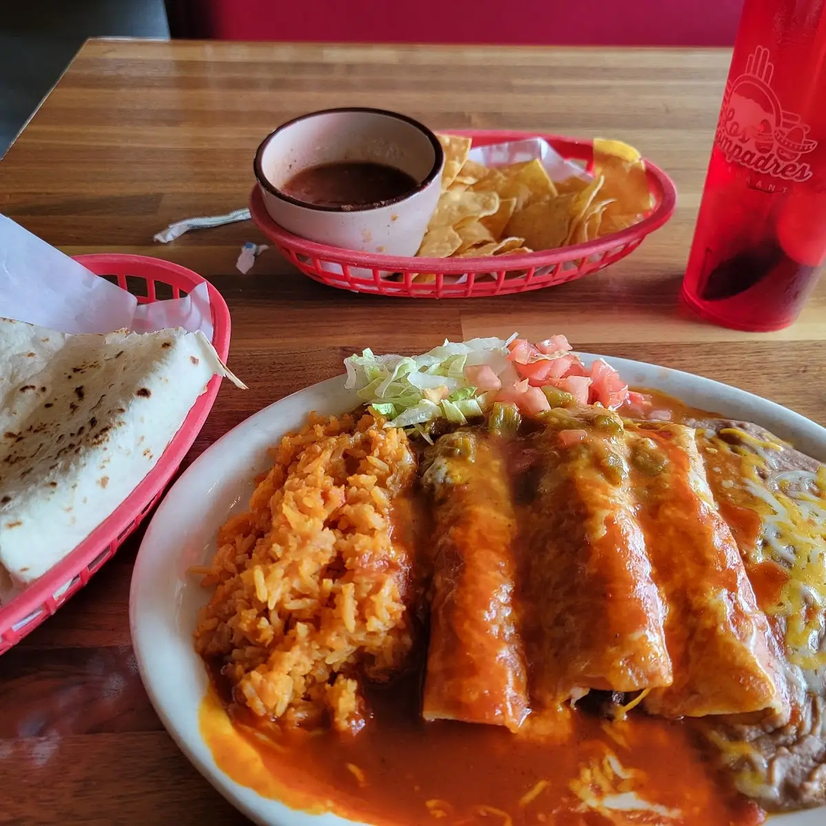 Senior Child Enchilada Plate