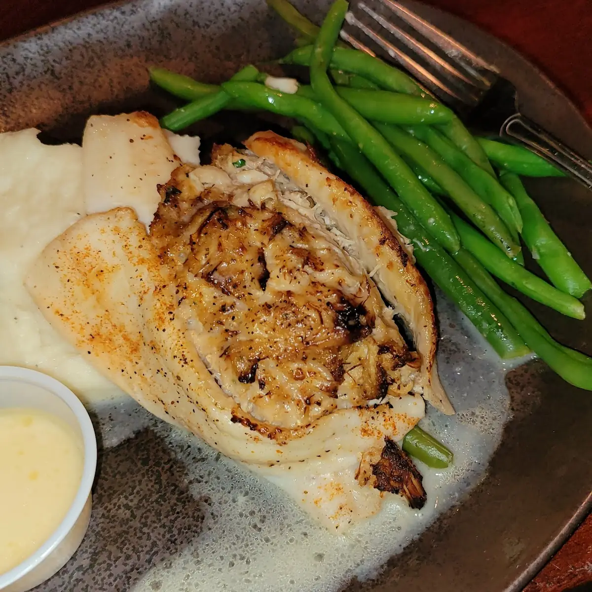 Crab & Shrimp Stuffed Sixty South Salmon