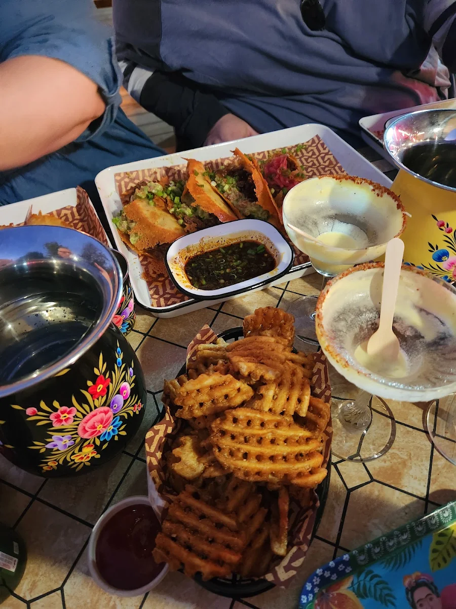 Waffle Fries, Cartel Taqueria - Belco