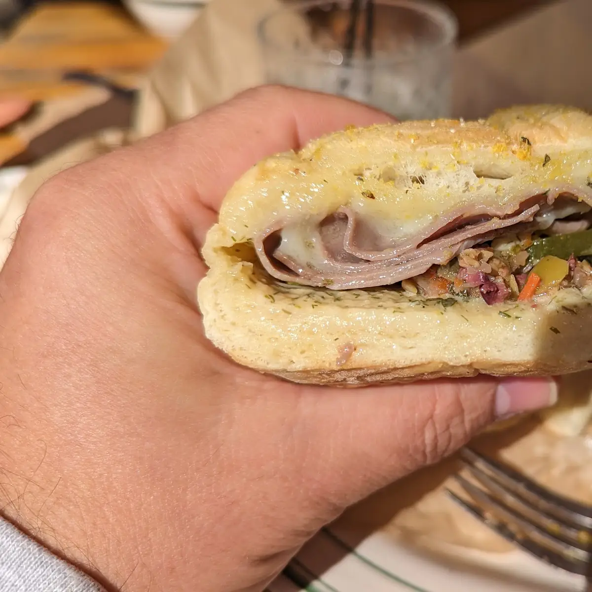 Steamed Roast Beef Sandwich