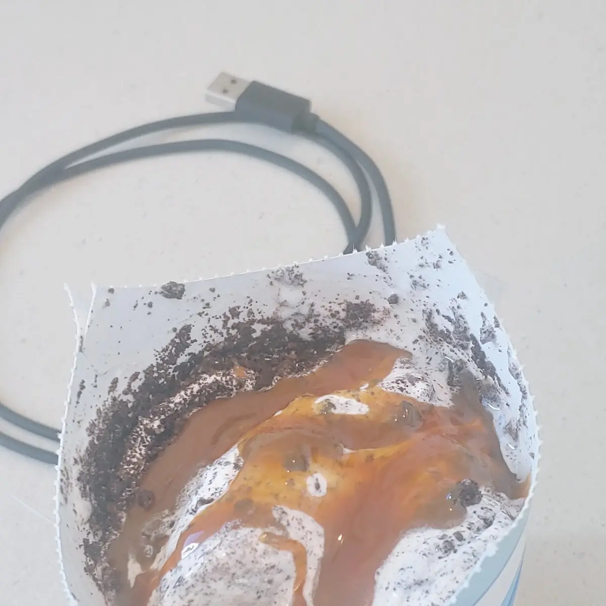 Oreo Mcflurry with Caramel