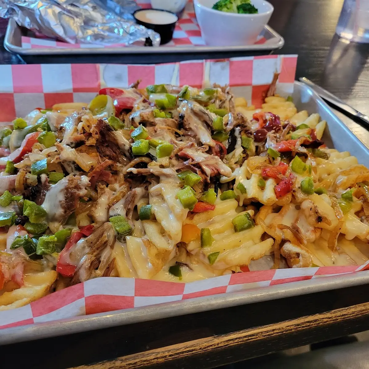 BBQ Waffle Nachos
