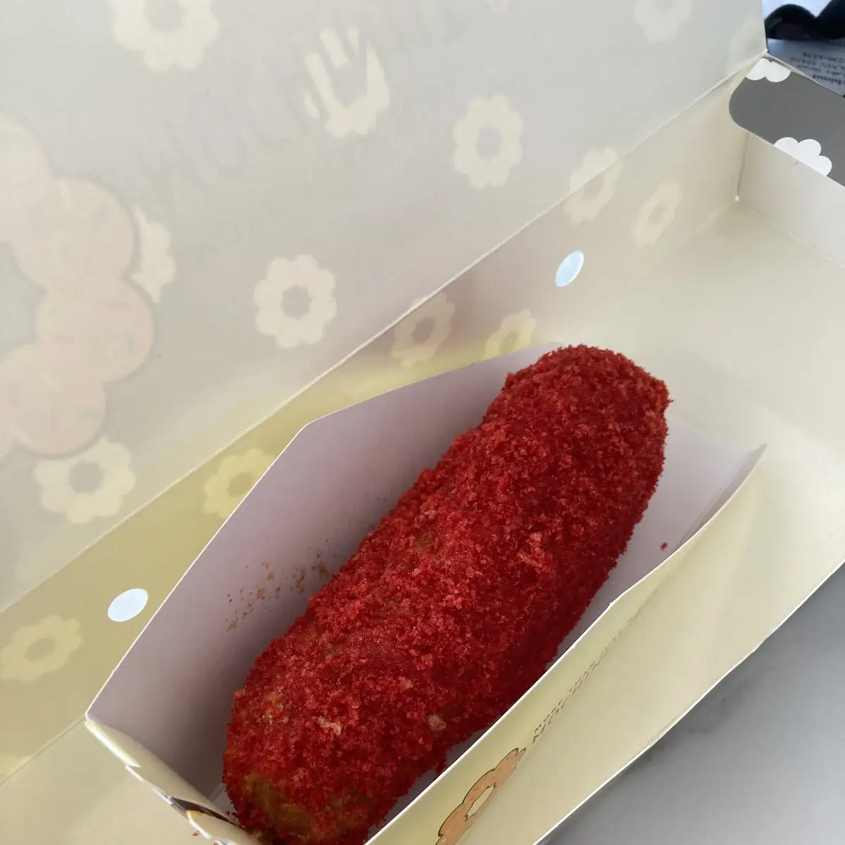 Hot Cheetos Corndog
