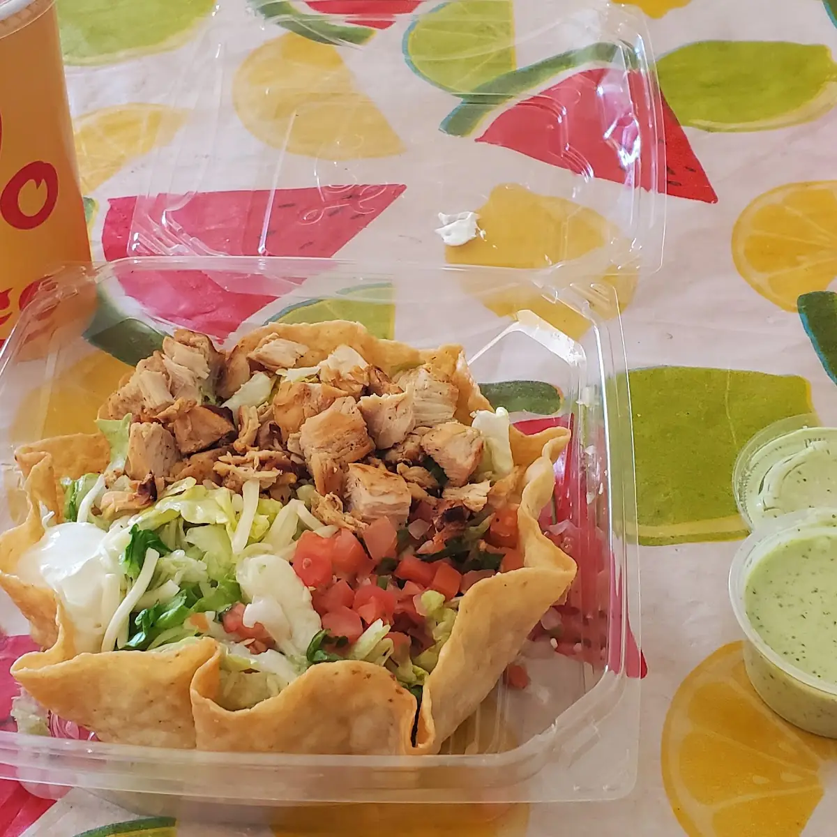 Chicken Tostada Salad