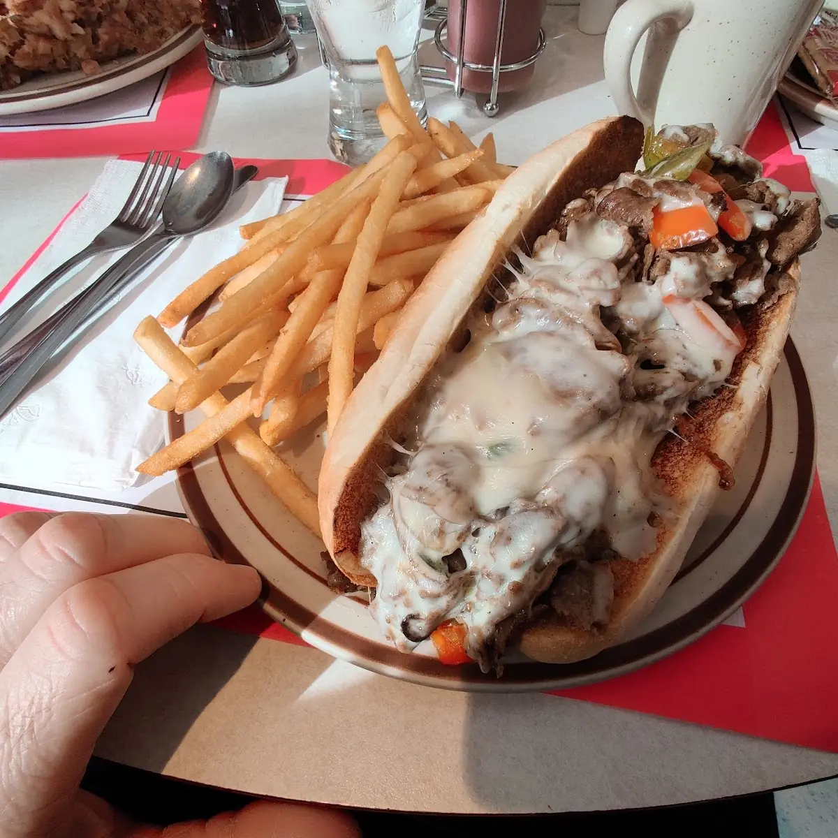 Philly Cheese Steak with Fries