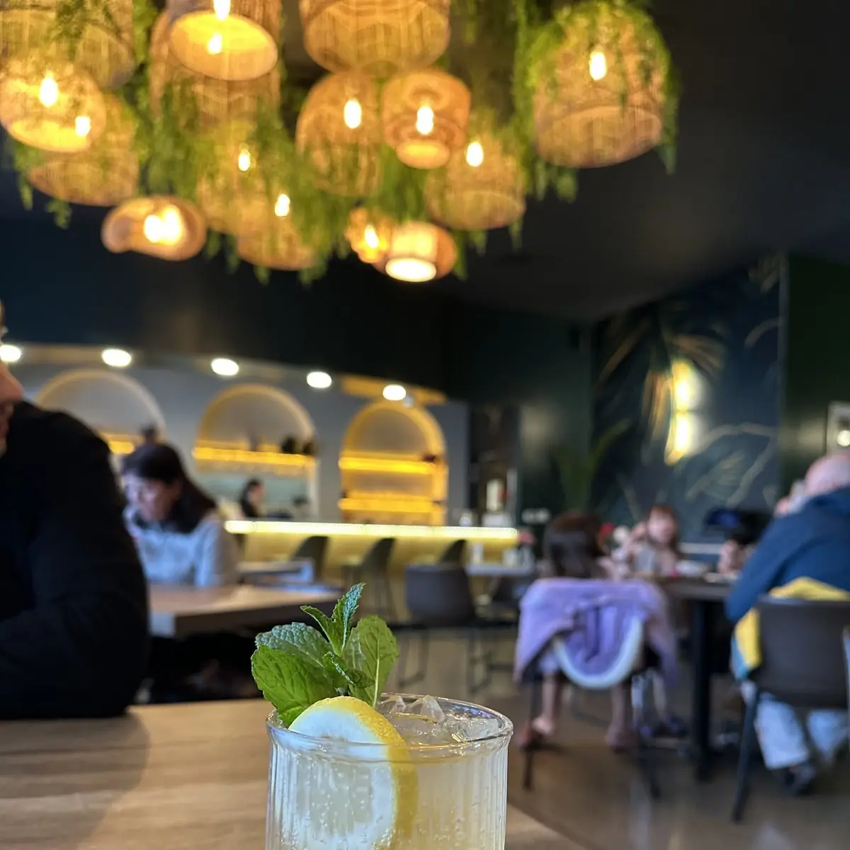 Passion Fruit Mojito Mocktail