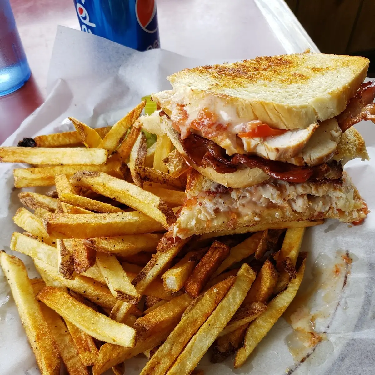 Grilled Cheese with Fries