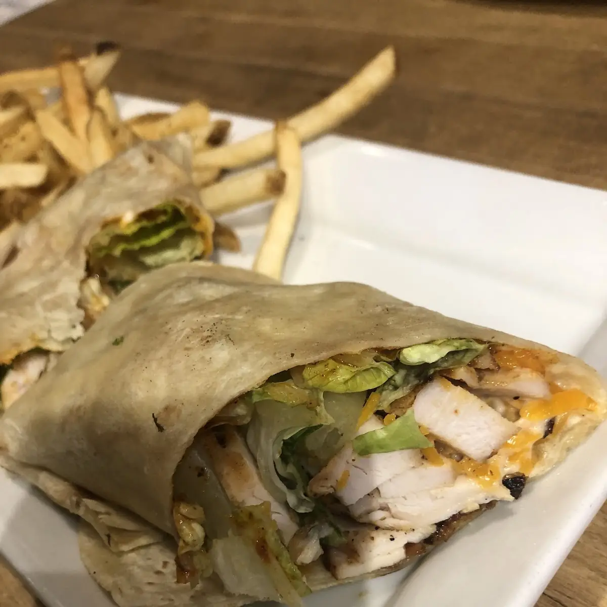 Lure Star Chicken Wrap, Lone Star Texas Grill