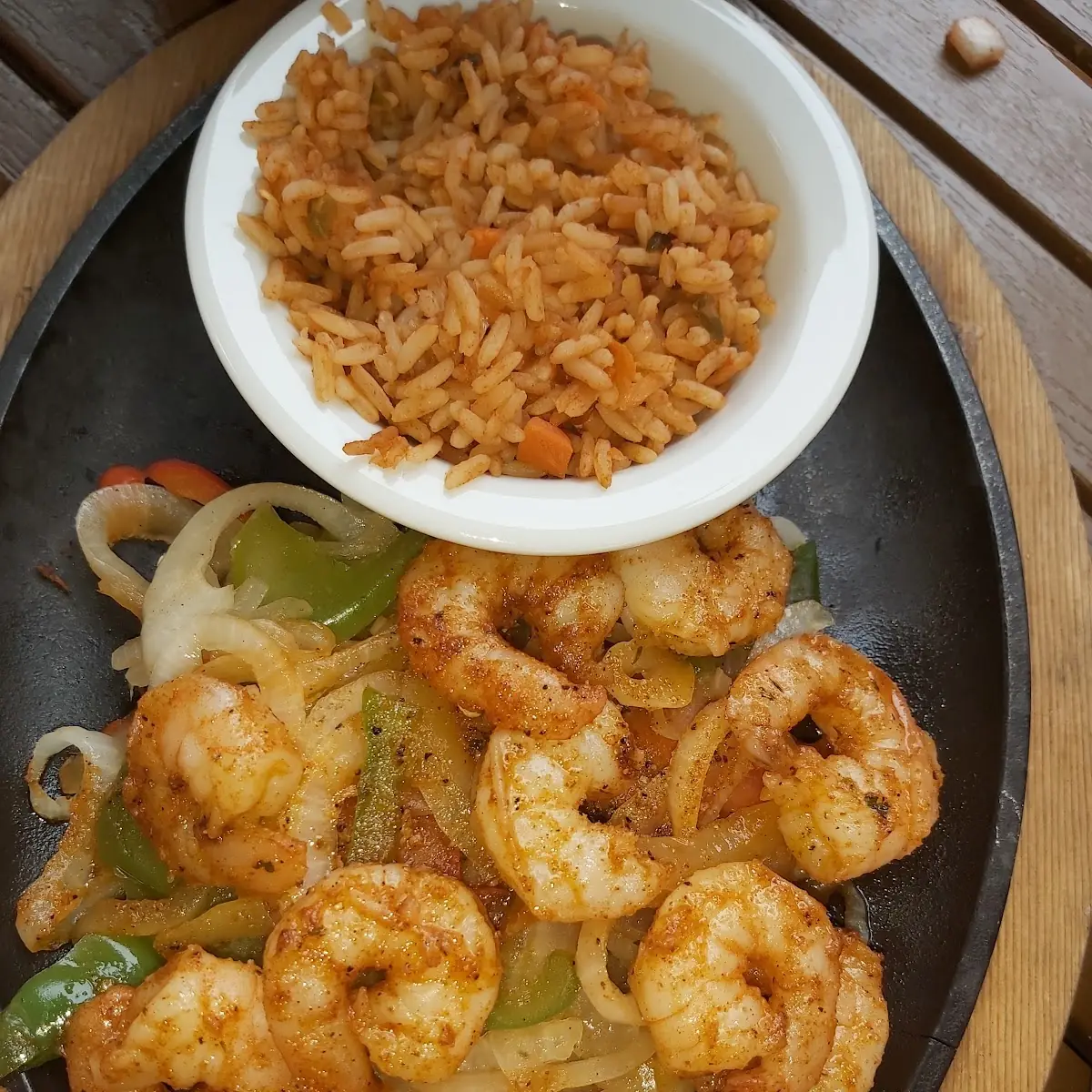 Shrimp Fajitas, Lone Star Texas Grill