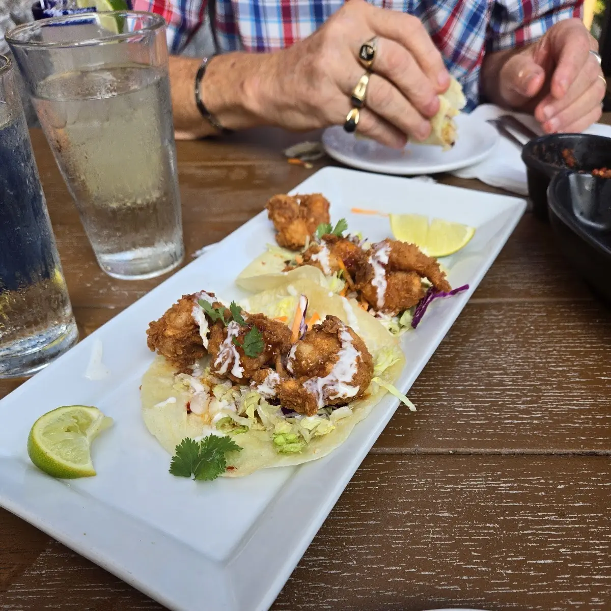 Shrimp Tacos, Lone Star Texas Grill