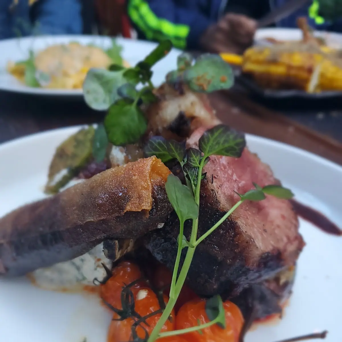 Jacob's Ladder Braised Short Rib Celery Root Truffle Honey