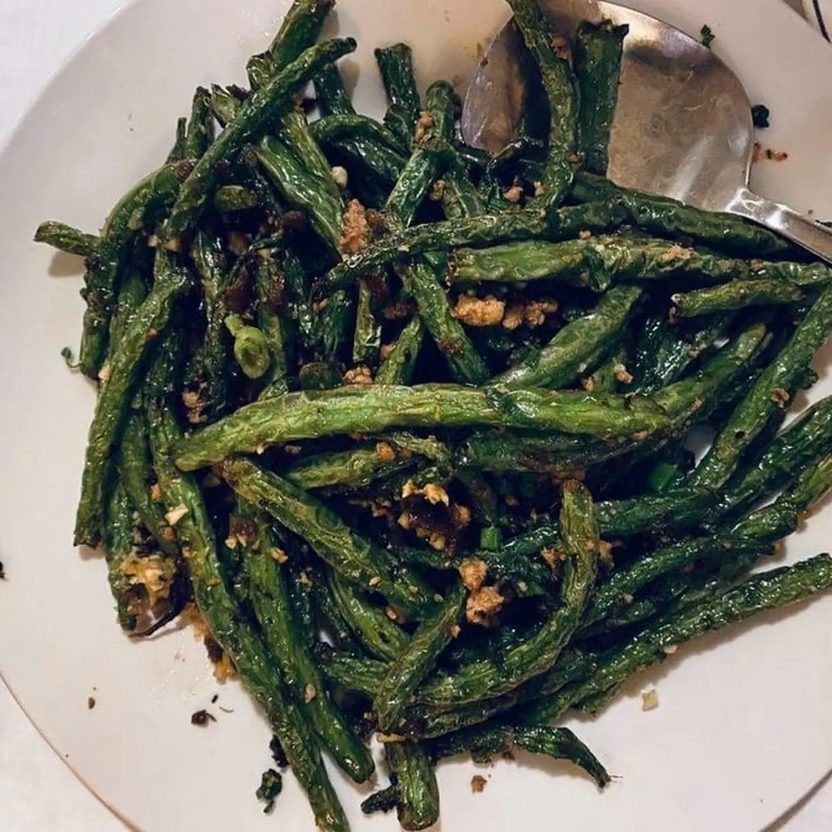 Dry Sauteed String Bean Lunch