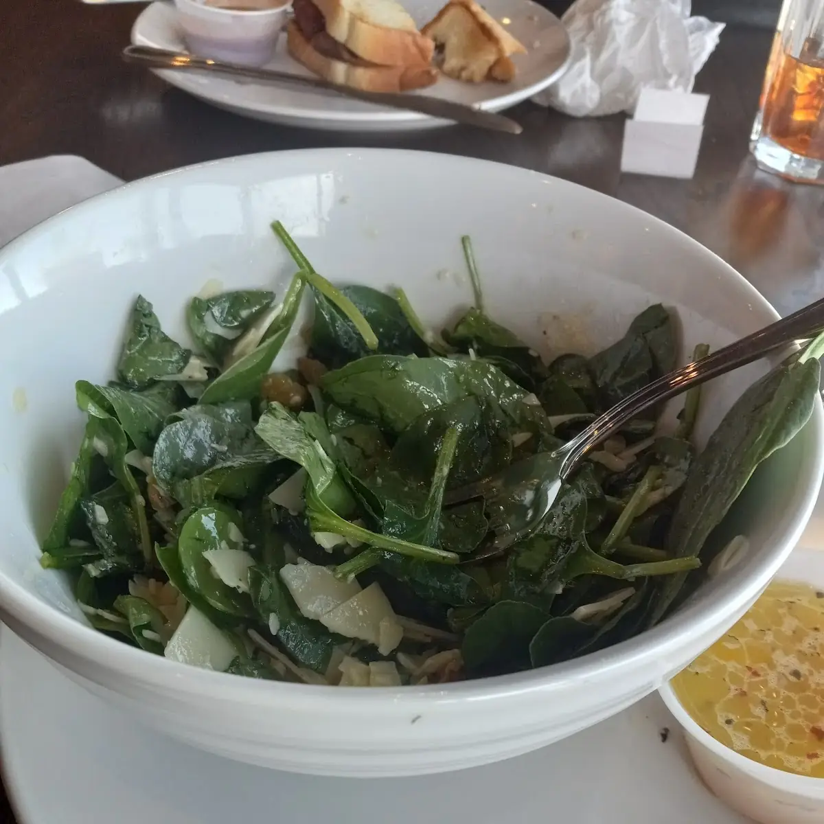 Spinach and Pistachio Salad