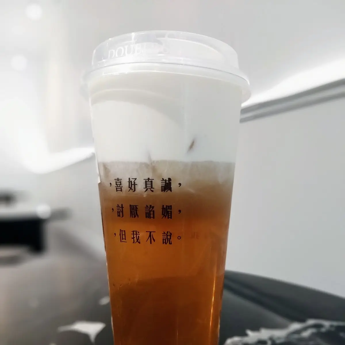 Oolong Tea Topped w Cheese Foam