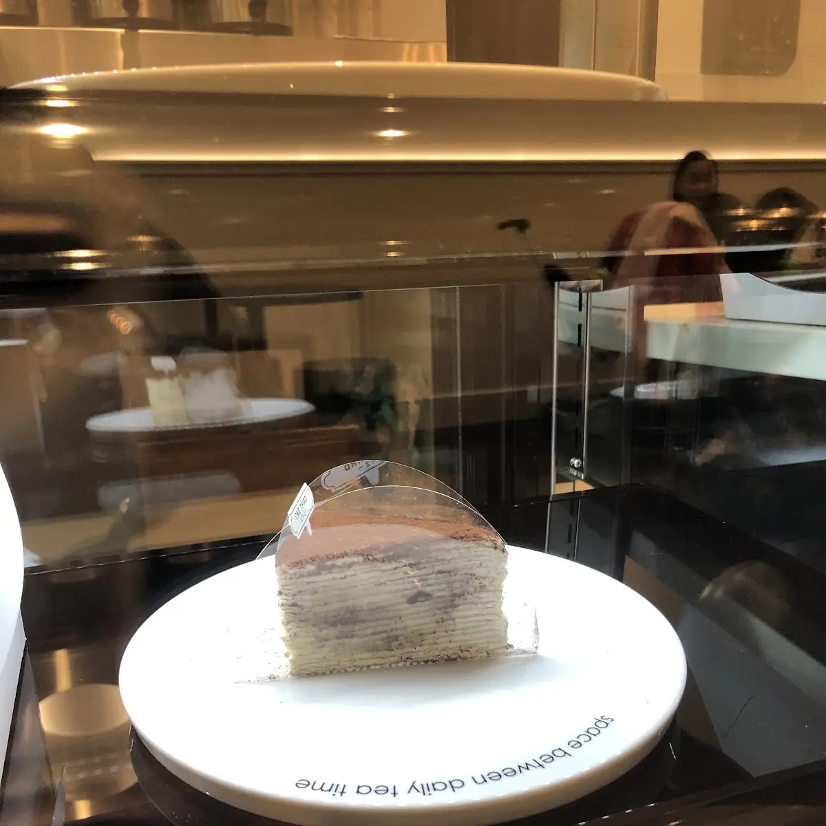Tiramisu Crepe Cake Slice