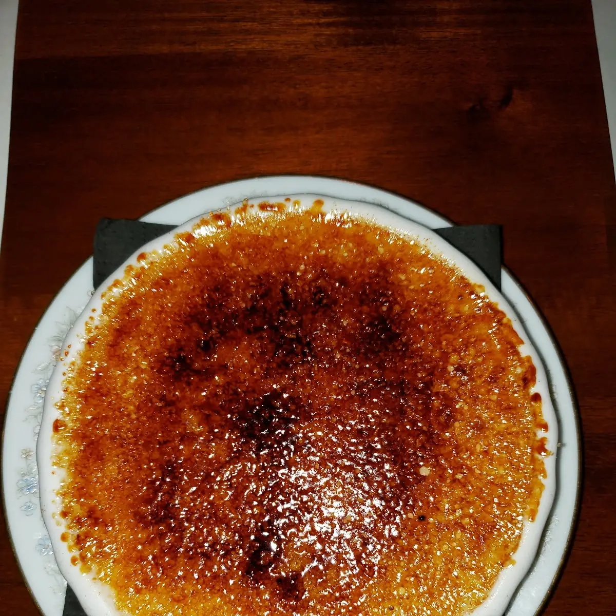 Crème Brûlée with Shortbread Cookie