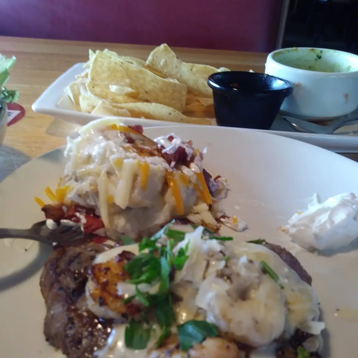 Shrimp 'N Parmesan Sirloin