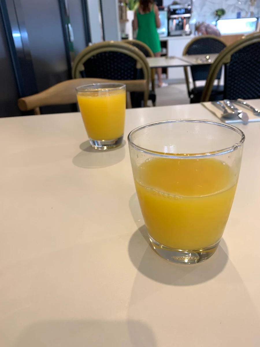 Orange Juice, Dazzas Bar at RACV Noosa Resort
