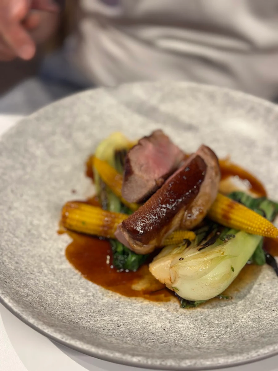 Roast Duck & Vegetables, Dazzas Bar at RACV Noosa Resort