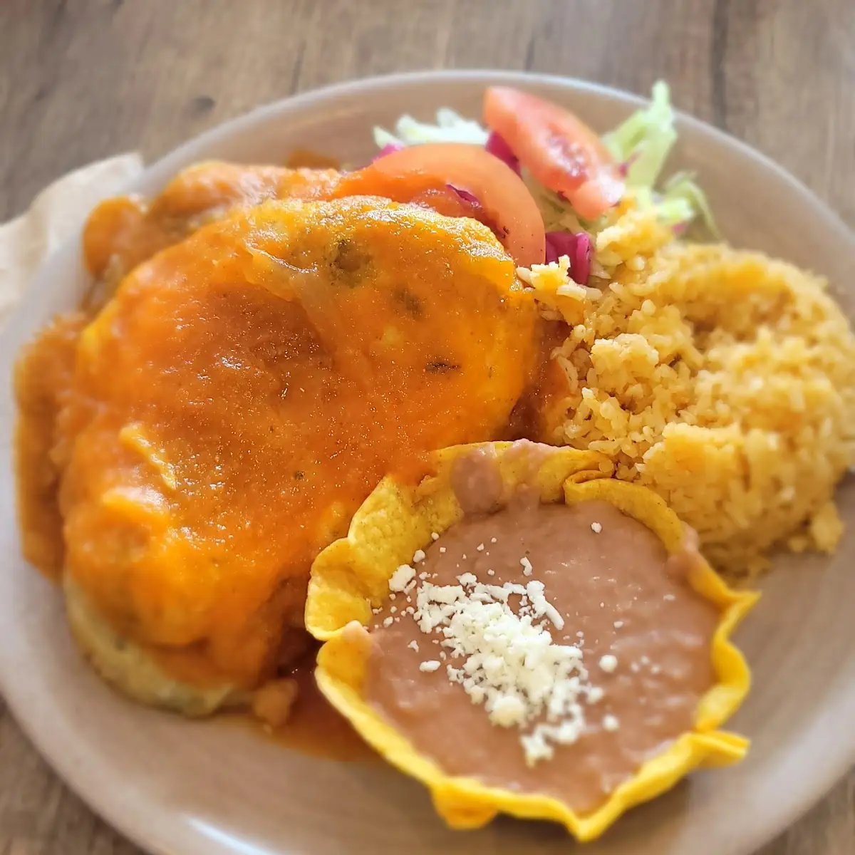 Chiles Rellenos Plate