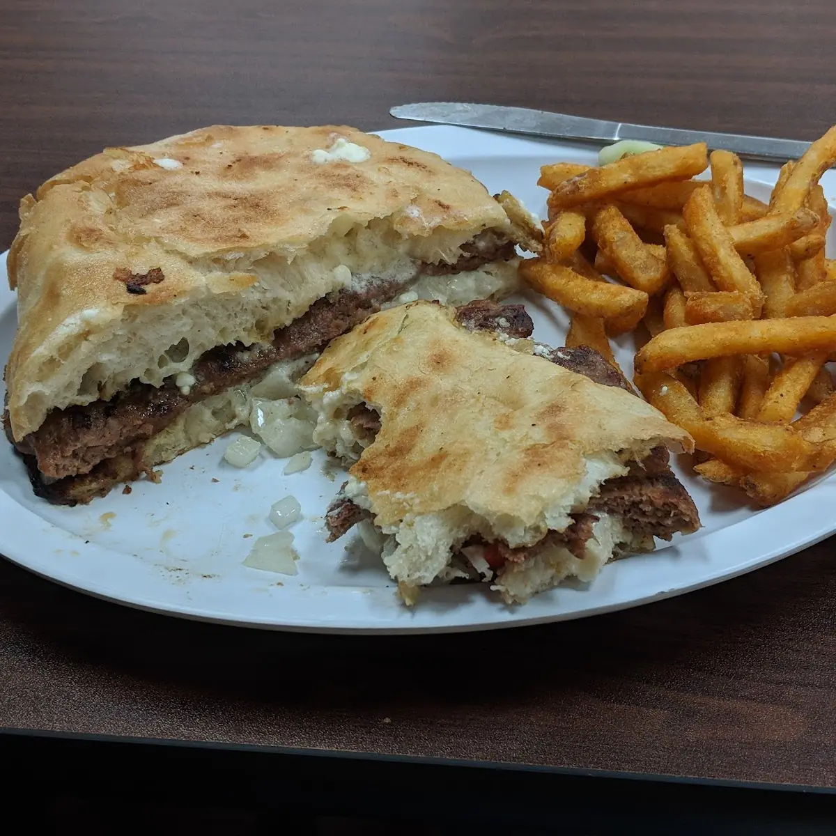 Burger and Fries