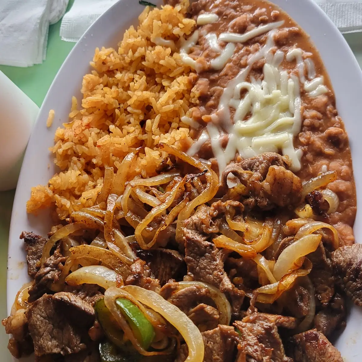 Steak with Onions