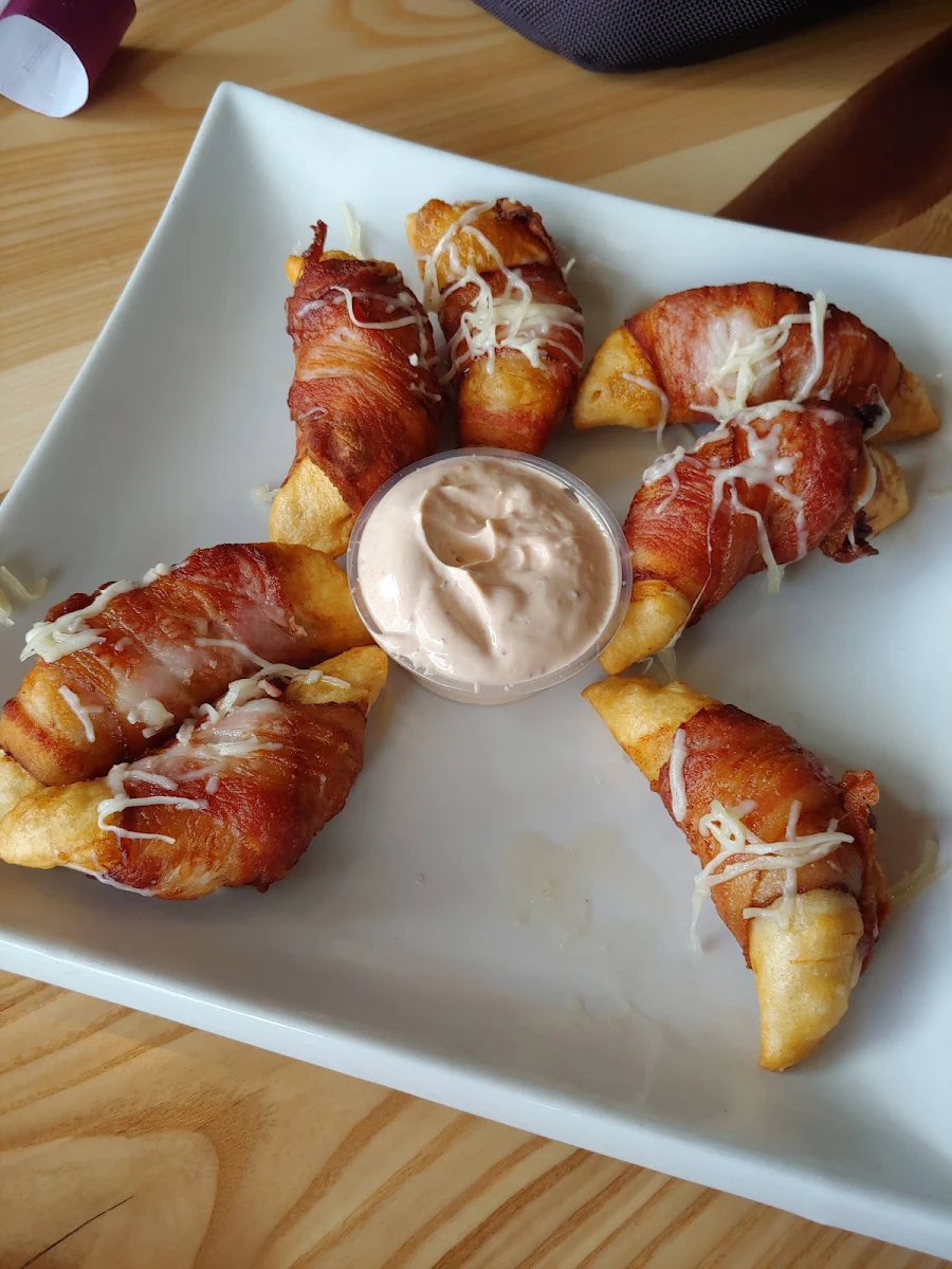 Perogies Bacon-Wrapped