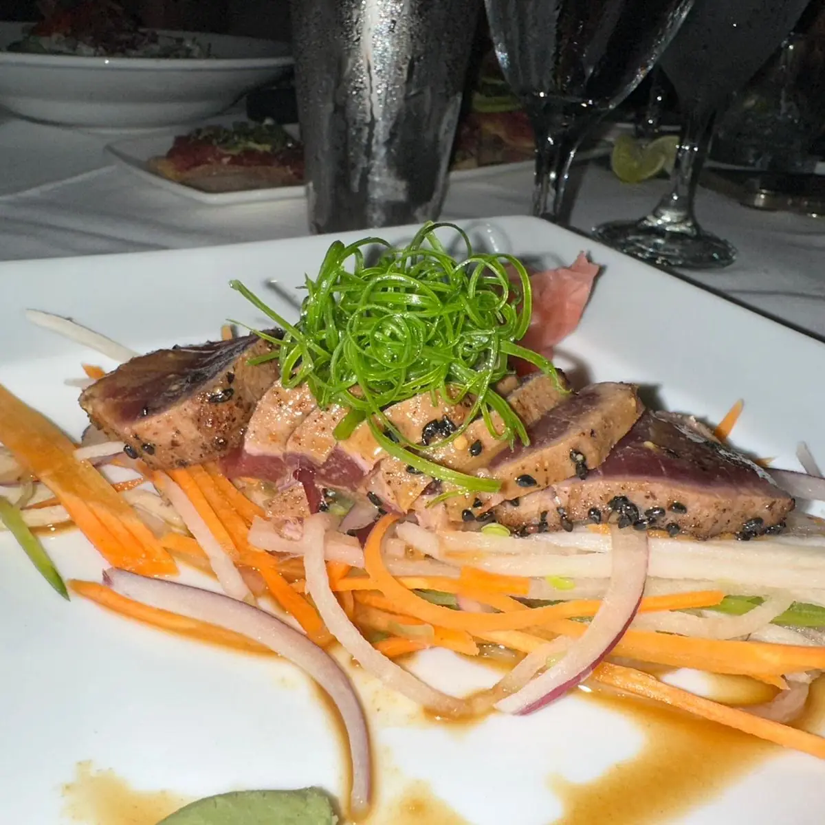 Ahi Tuna Sashimi Style