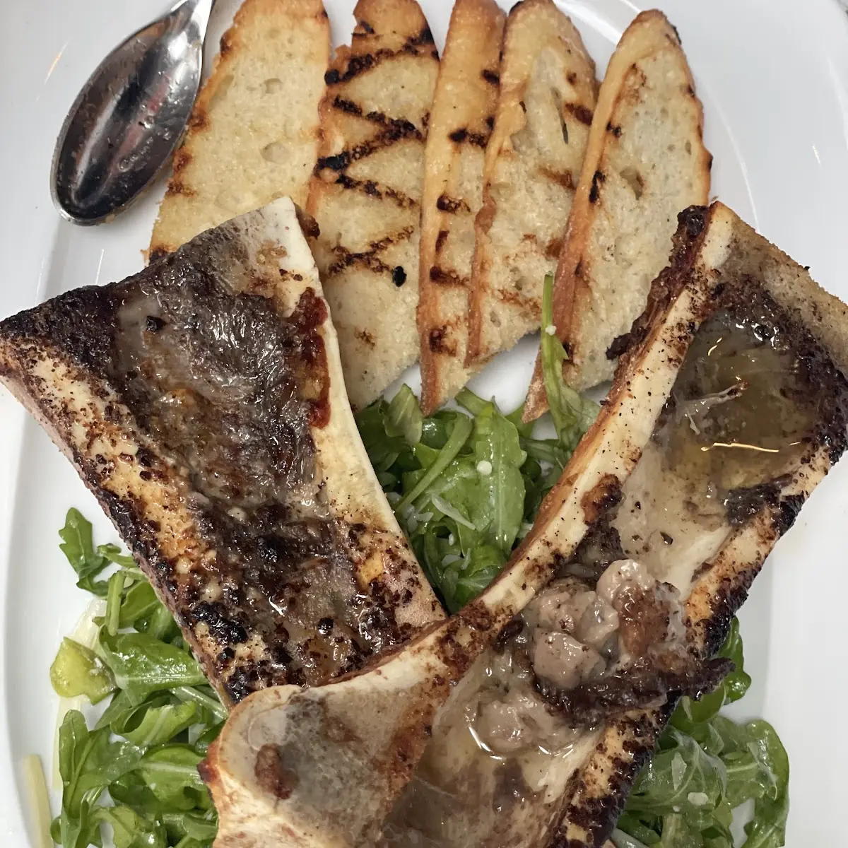 Garlic Roasted Bone Marrow