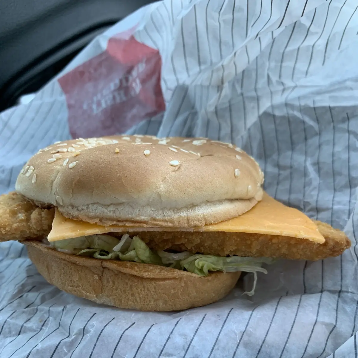 Cheese Fish Fillet Sandwich