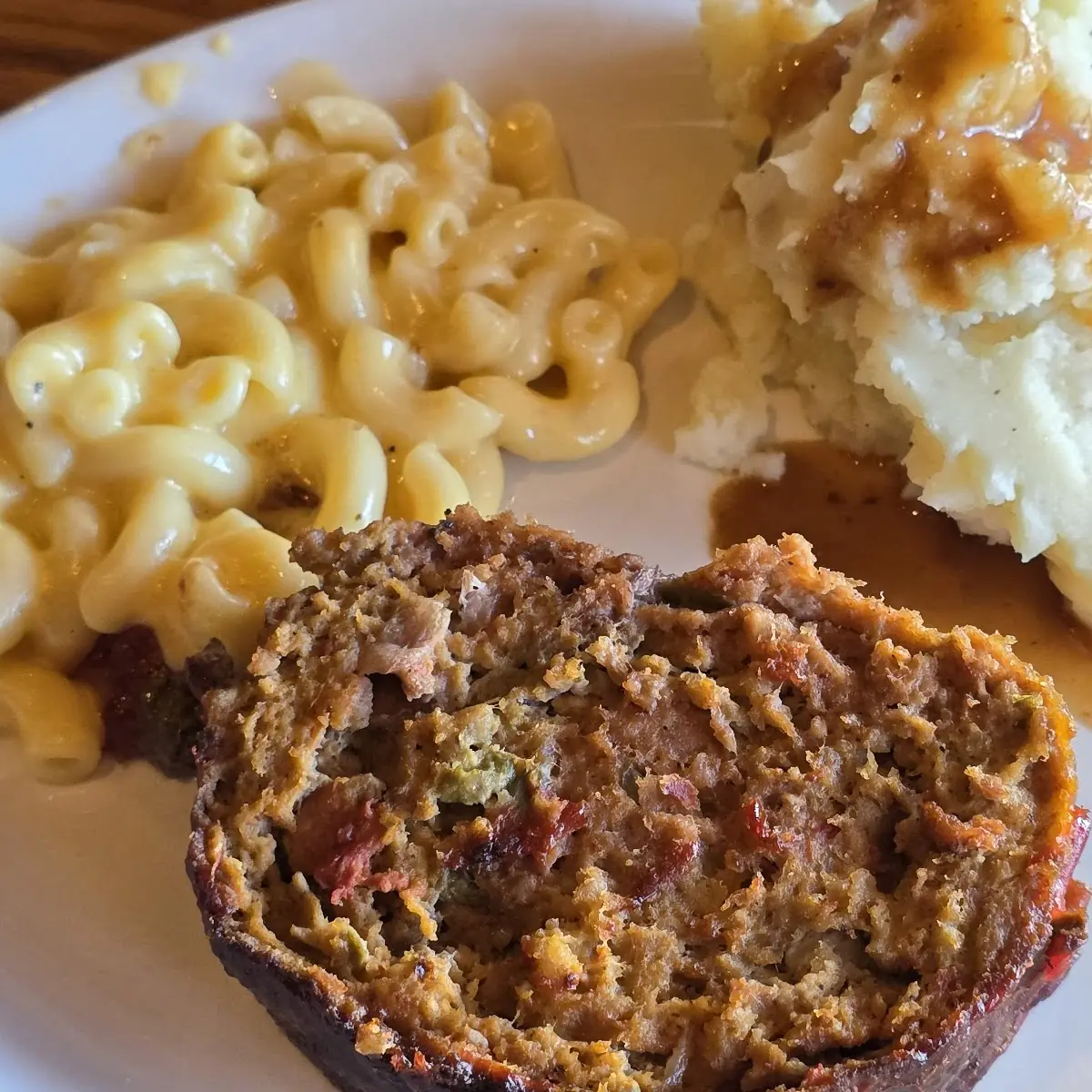 Meatloaf and Mac & Cheese