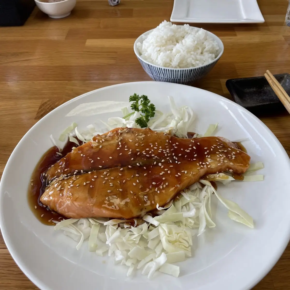 L Salmon Teriyaki
