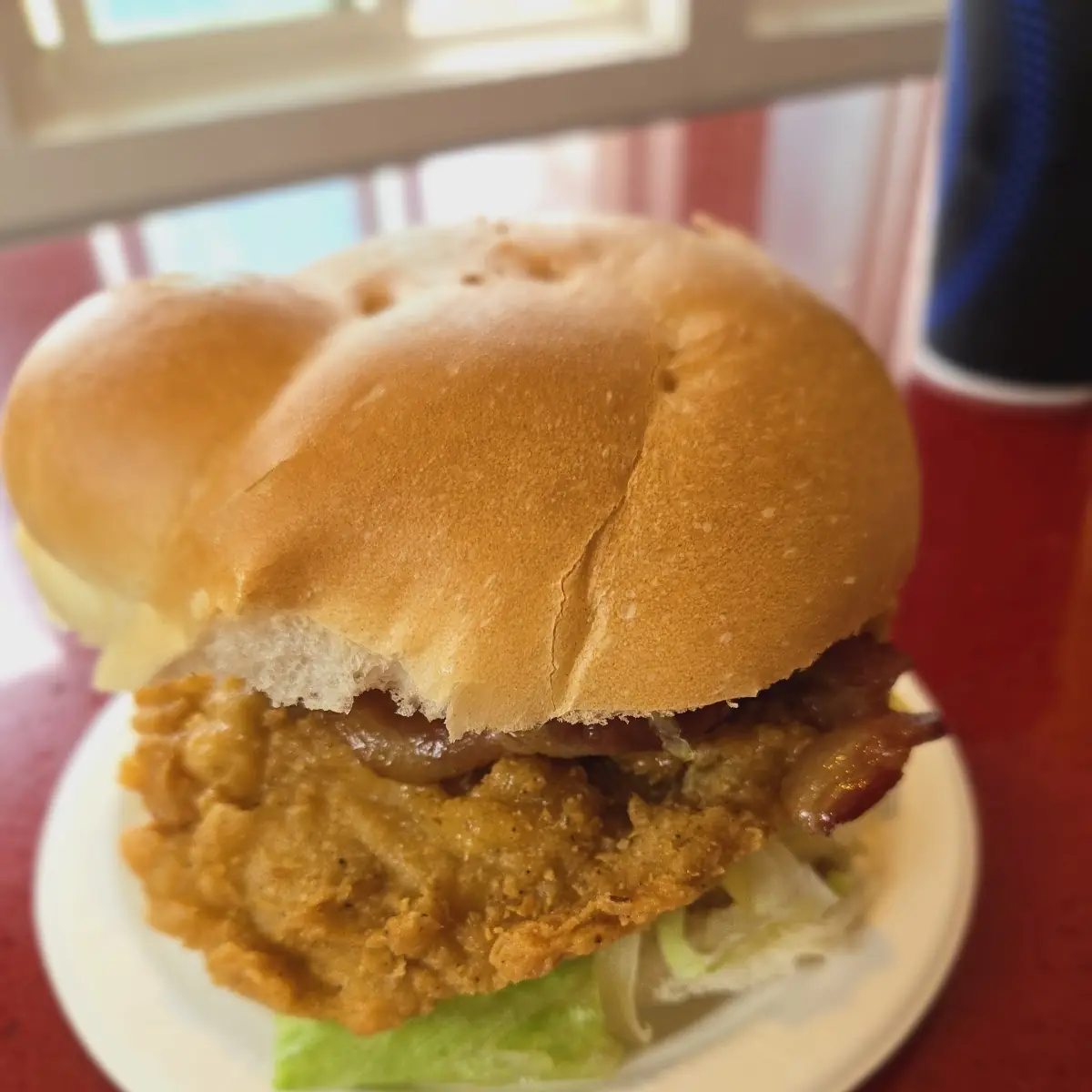 Deep-Fried Chicken Sandwich