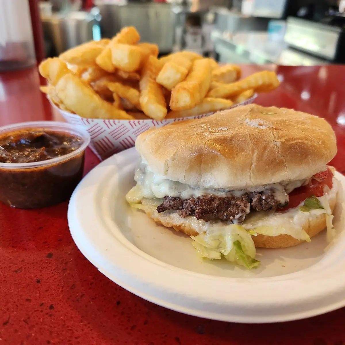 Hot Ground Steak Sandwich